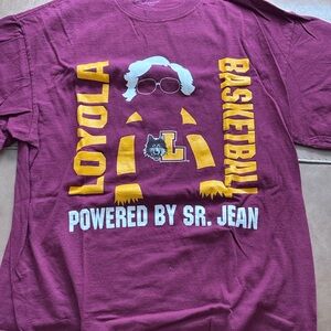 Blue 84 Maroon Loyola Basketball Tee
